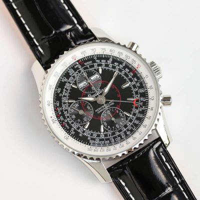 Breitling 43*14.1MM Etc7751 Movement Waterproof Black Wrist Watch